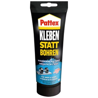 Pattex Montagekleber Kleben statt Bohren Wasserresistent, weiß