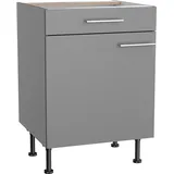 OPTIFIT Unterschrank Mats825 60 x 58,4 x 87 cm Basaltgrau