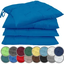 NatureMark Stuhlkissen 40 x 40 cm Blau