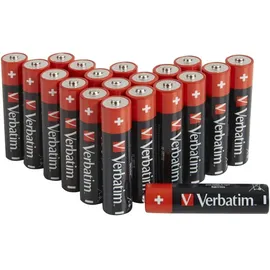 Verbatim AA-Alkalibatterien, 20er-Pack