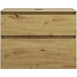 Burgbad Lin20 Waschtischunterschrank 80,2 x 55,2 x 66,1 cm Eiche Dekor Urban
