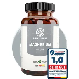 PureNature Magnesium Komplex hochdosiert 400 mg 180 Kapseln