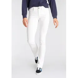 Bootcut-Jeans »Baby-Boot«, normale Leibhöhe, Bootcut, mit Coinpocket, mit Eingrifftaschen, Gr. 17 - K + L Gr, white, , 16691752-17 K + L Gr