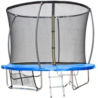 Soulet Trampolin Ø 305 cm x 250 cm Schwarz-Blau