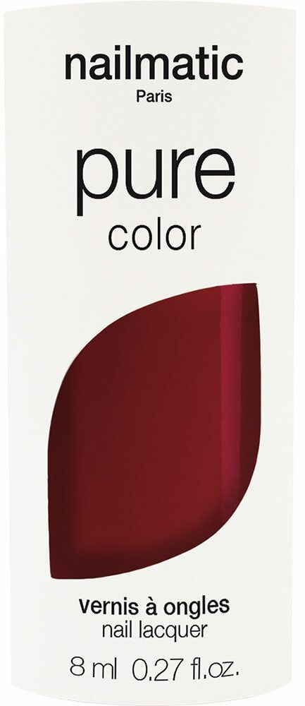 Nailmatic PURE color Vernis à ongles biosourcé - rouge bordeaux – Kate 8 ml Nagellack new