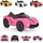 Moni Kinder Elektroauto Cordoba MP3 pink (12 V)