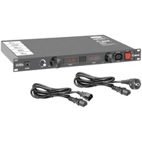 Adam Hall PCL 10 PRO - Power Conditioner mit Volt- und Amperemeter, Display und Rack-Beleuchtung