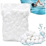 cyclingcolors filterbälle pool filtermaterial sandfilteranlagen pool balls Filter white poolroboter poolsauger, 700g