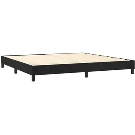 vidaXL Boxspringbett 200 x 200 cm Schwarz