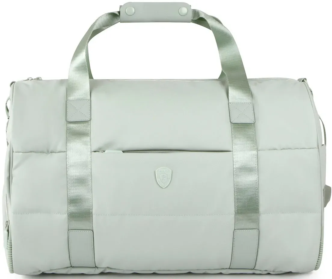 Heys Reisetasche »The Puffer Duffle Bag«, Weekender Duffle Bag Schuhfach Aufstecksystem Heys sage green B/H/T: 48 cm x 30,5 cm x 25,5 cm
