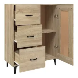 vidaXL Sideboard Sonoma-Eiche 69,5x34x90 cm Holzwerkstoff