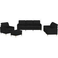 4er Set Wohnzimmer Stoff Jugendsofa Relaxsofa Sofas & Couch Sofa Loungesofa