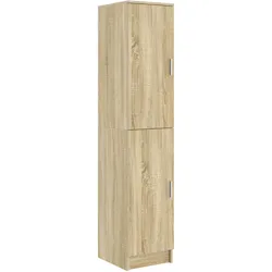 vidaXL Buffet-Schrank Sonoma Eiche Spanplatte mit Sonoma Eichen-Finish