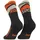 Dynafit Ultra Crew Laufsocken 3er Pack Schwarz/Orange 43-46