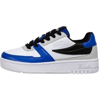 FILA FXVENTUNO Teens Sneaker, Gray Violet-Lapis Blue, 37 EU Schmal - 37 EU Schmal