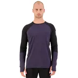 Mons Royale Olympus Langarm-t-shirt - Black / 9 Iron - S