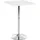 Homcom Bartisch 60 x 60 x 69-92 cm Weiß