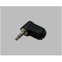 TRU Components 1578796 Klinken-Steckverbinder 3.5mm Stecker, gewinkelt Polzahl: 3