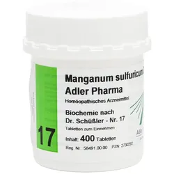 Biochemie Adler 17 Manganum Sulfuricum D12 Adler P