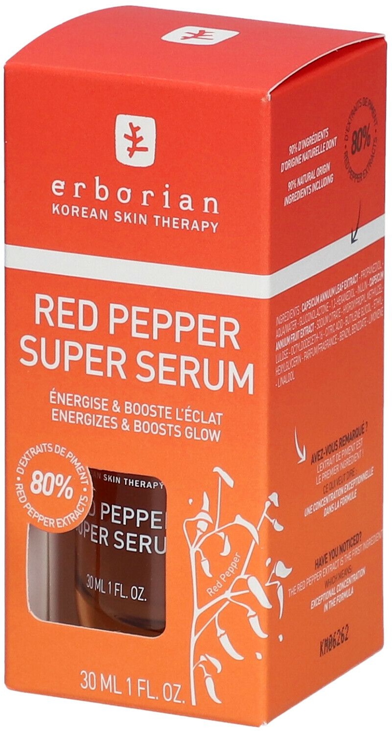 erborian Red Pepper Super Sérum - Sérum éclat 30 ml concentré