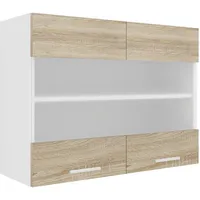 VCM Hängeschrank Esilo 80 x 60 x 31 cm Braun