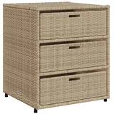vidaXL Gartenschrank 55 x 59 x 69 cm Beige