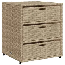 vidaXL Gartenschrank 55 x 59 x 69 cm Beige