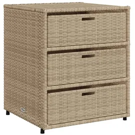 vidaXL Gartenschrank 55 x 59 x 69 cm Beige
