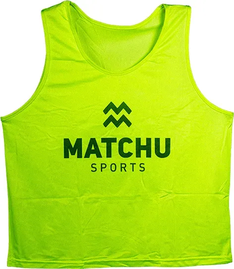 Matchu Sports Fussballweste - Neon Gelb - polyester