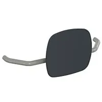 Hewi 801 Rückenstütze 801.51.907295 Wandabstand 230mm, Lehne anthrazitgrau, felsgrau