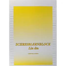 lin.dm Schreiblernblock A4 Lin.DM