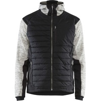 Blåkläder Blakläder Hybrid-Jacke, grau melange / schwarz, Unisex-Größe: 2XL