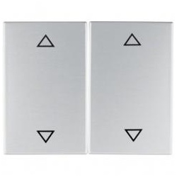 Berker Wippen mit Aufdruck Symbol Pfeile (Aluminium)