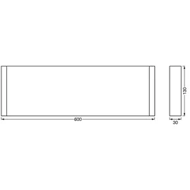LEDVANCE Linear Shelf (Länge: 60 cm, Warmweiß)