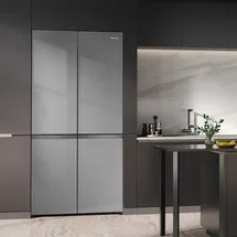 Hisense RQ768N4GVE Multi Door (591 l, 2000 mm hoch, Silber)