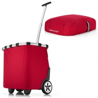 reisenthel - EXKLUSIVES ANGEBOT! carrycruiser + GRATIS cover! Einkaufskorb Einkaufstasche Einkaufstrolley (red)