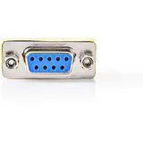 Nedis Serieller Adapter - Adapter - D-SUB 9-Pin-Buchse - D-SUB 9-Pin-Buchse - Vernickelt - Metall - Box