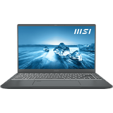 MSI Prestige 14 A12UC-228 Laptop 35,6 cm (14") Full HD Intel® CoreTM i5 i5-1240P 16 GB LPDDR4x-SDRAM 512 SSD NVIDIA GeForce RTX 3050 Wi-Fi 6E (802.11ax) Windows 11 Pro Karbon, Grün
