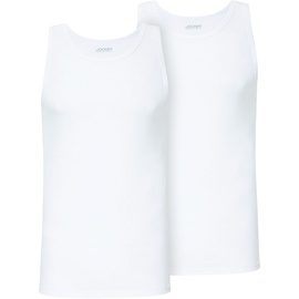 JOCKEY® Unterhemd "Cotton+", 2er-Pack, Uni, für Herren, 100 WHITE, XL