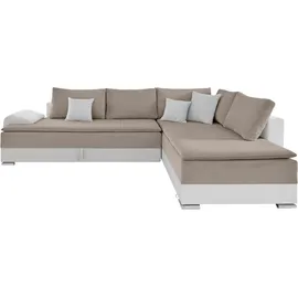 INOSIGN Ecksofa Night & Day L-Form mit Dauer-Schlaffunktion mit Armlehne«, mit Boxspring-Bettfunktion 180x200 cm und Bettkasten, Dauerschläfer!