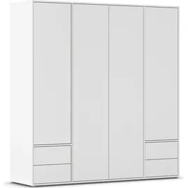 Rauch Drehtürenschrank Nabila 187 x 194 x 53 cm Weiß