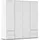 Rauch Drehtürenschrank Nabila 187 x 194 x 53 cm Weiß