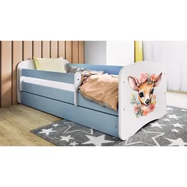 raumhirsch furniture Kinderbett Raumhirsch 80 x 160 cm Holzwerkstoff blau