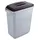 Durable Durabin 60 l grau mit schwarzem Deckel