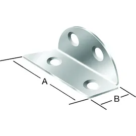 august vormann gmbh & co.kg Spanplattenwinkel 40 x 40 mm 25 Stück