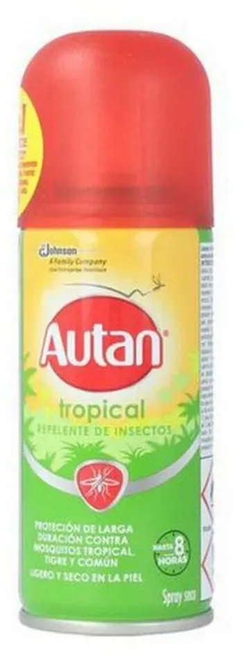 Autan Tropical Mückenschutzmittel, 100 ml Spray, 8 Stunden Schutz