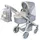 Decuevas 3x1 Faltbarer Coco Mit Rucksack Für Puppen Bis Zu Puppenwagen Puppe 41x62x70 Cm 48 Cm - Multicolor - One Size