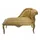 Casa Padrino Barock Kinder Chaiselongue Gold Muster / Gold Mod2R - Tron Barock Möbel