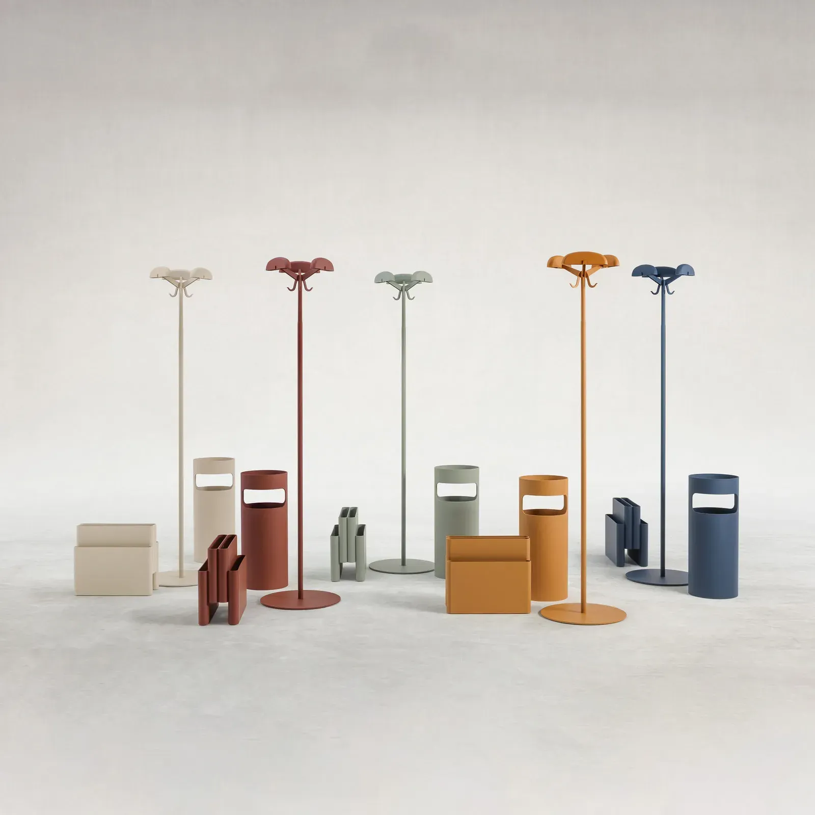 Aufbewahrung Kartell, Zeitschriftenhalter, Rot, Kunststoff, Design - 40 - 18.5 - 34.5
