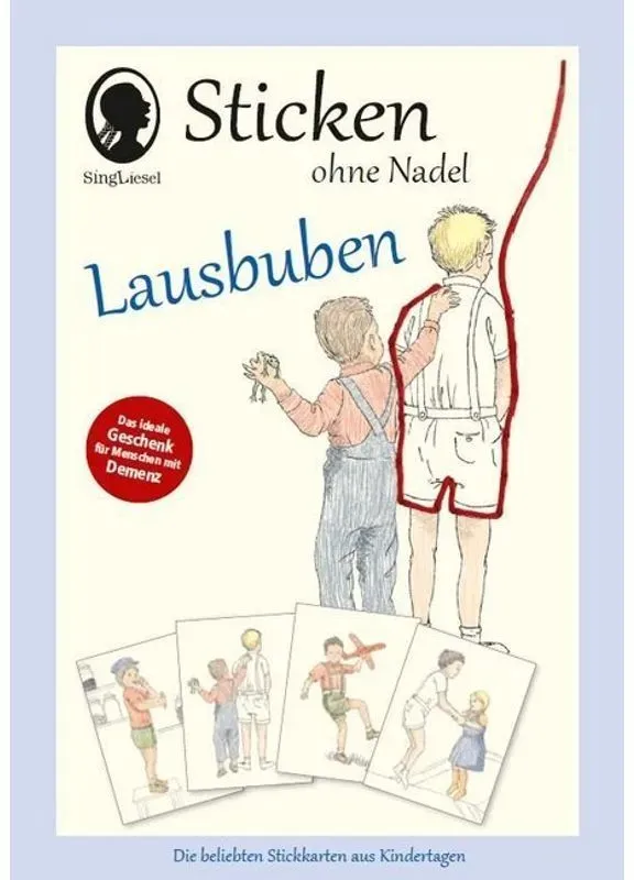 Sticken Ohne Nadel "Lausbuben"